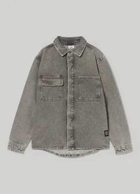 BLUKIDS  Camicia in denim di puro cotone ragazzo