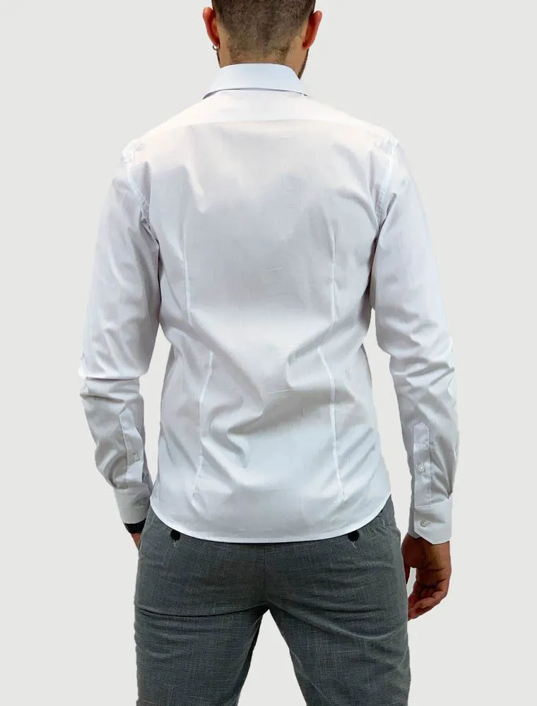 Camicia Manica Lunga Giovane Identikit - Bianco