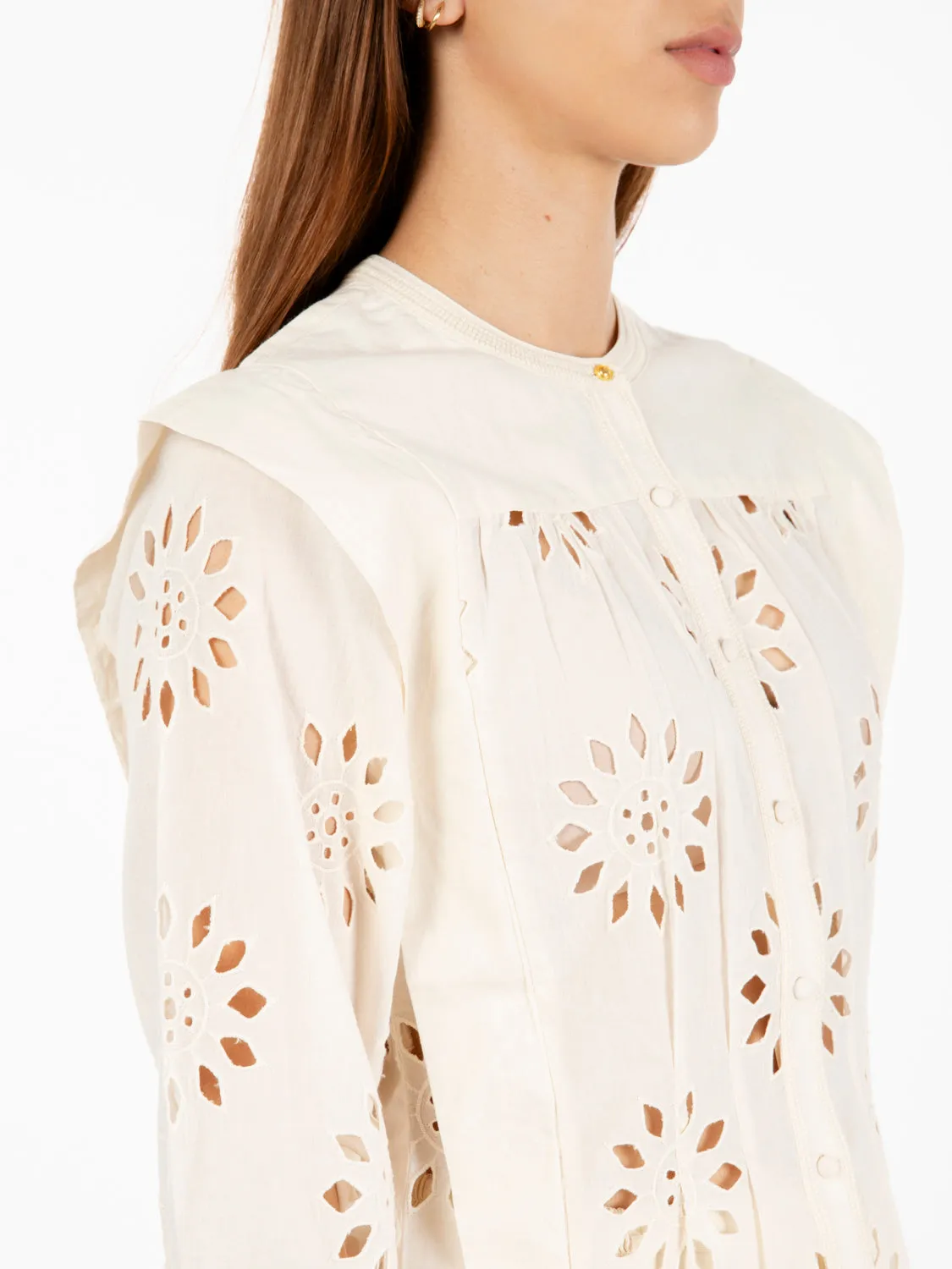 Camicia Soleia fleur de sel beige