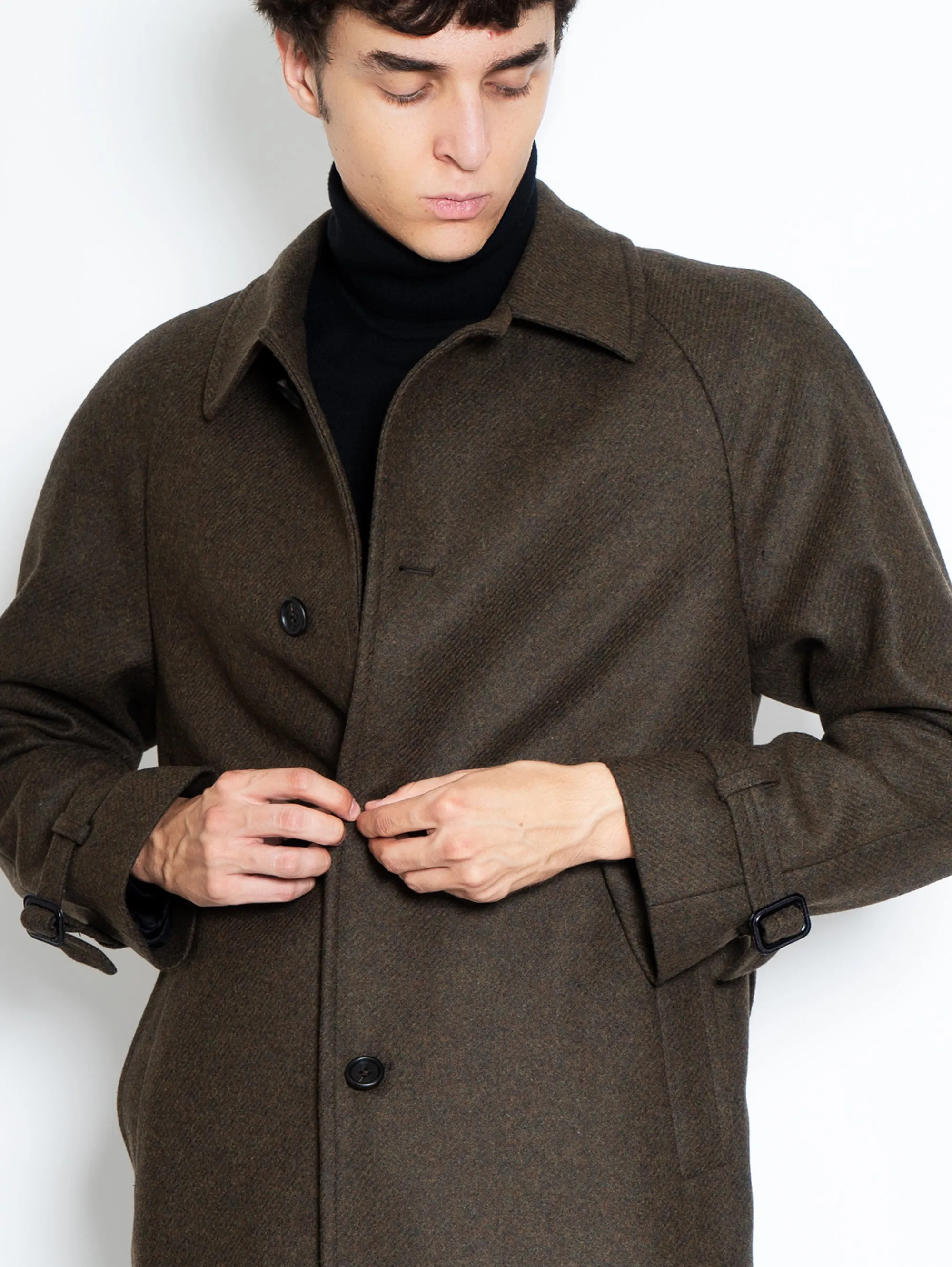 Cappotto Stile Loden Verde