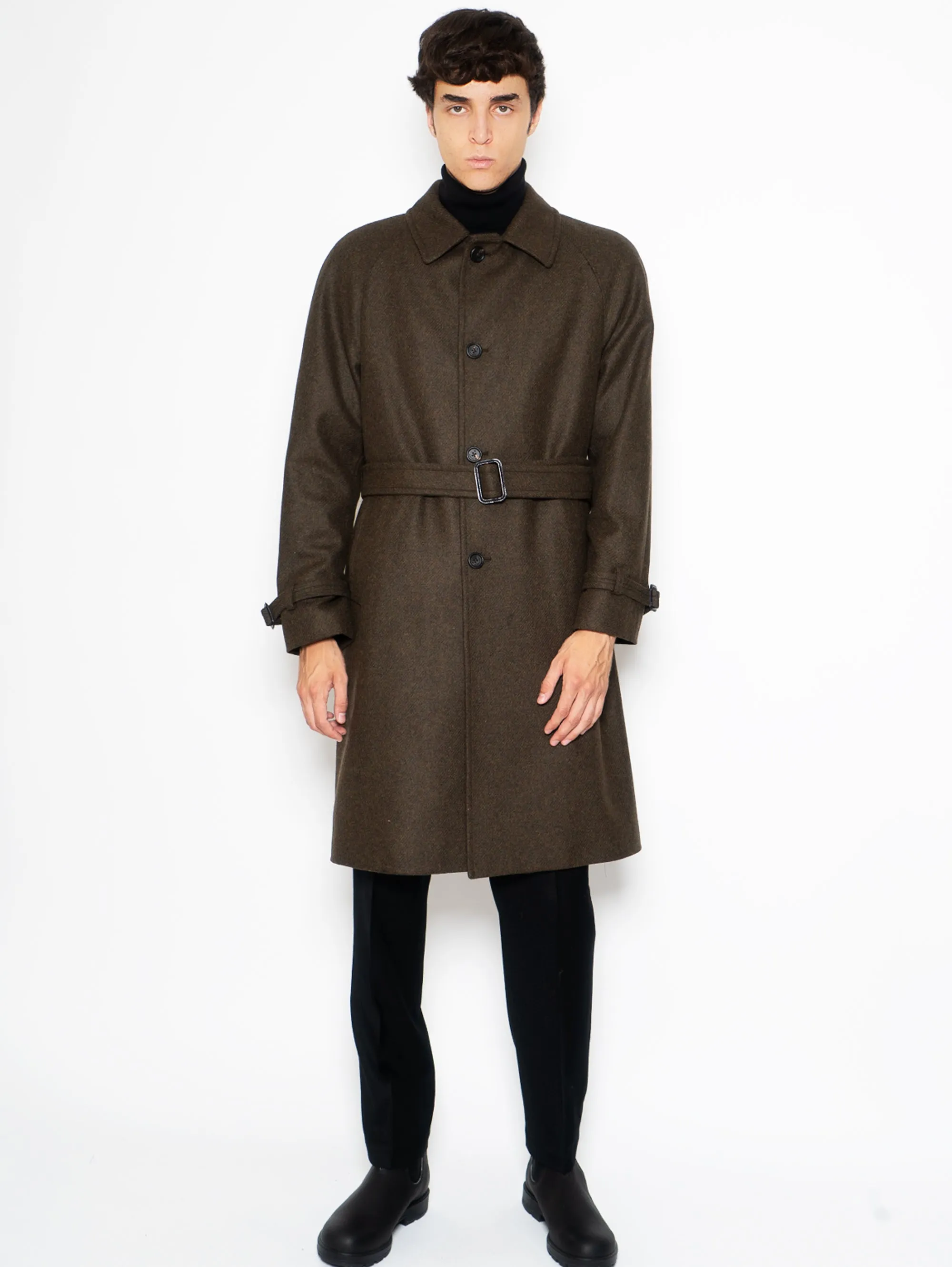 Cappotto Stile Loden Verde