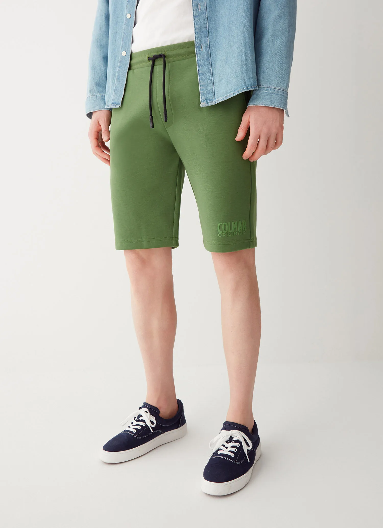 Cotton interlock Bermuda shorts