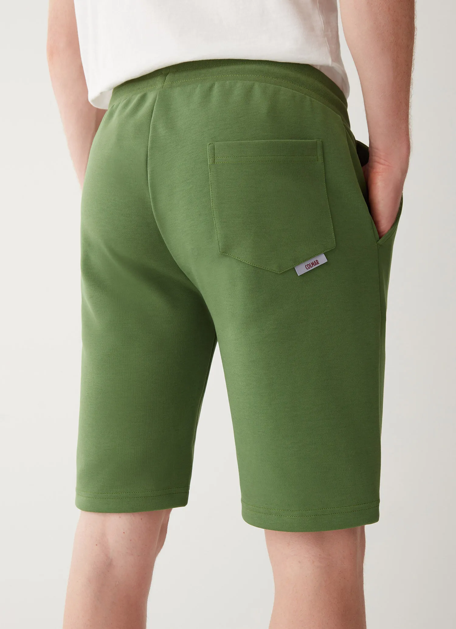 Cotton interlock Bermuda shorts