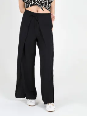 Daystar Pantalon large femme avec fente