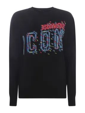  DSQUARED Maglia Dsquared2 Icon in lana Disponibile Store Pompei 