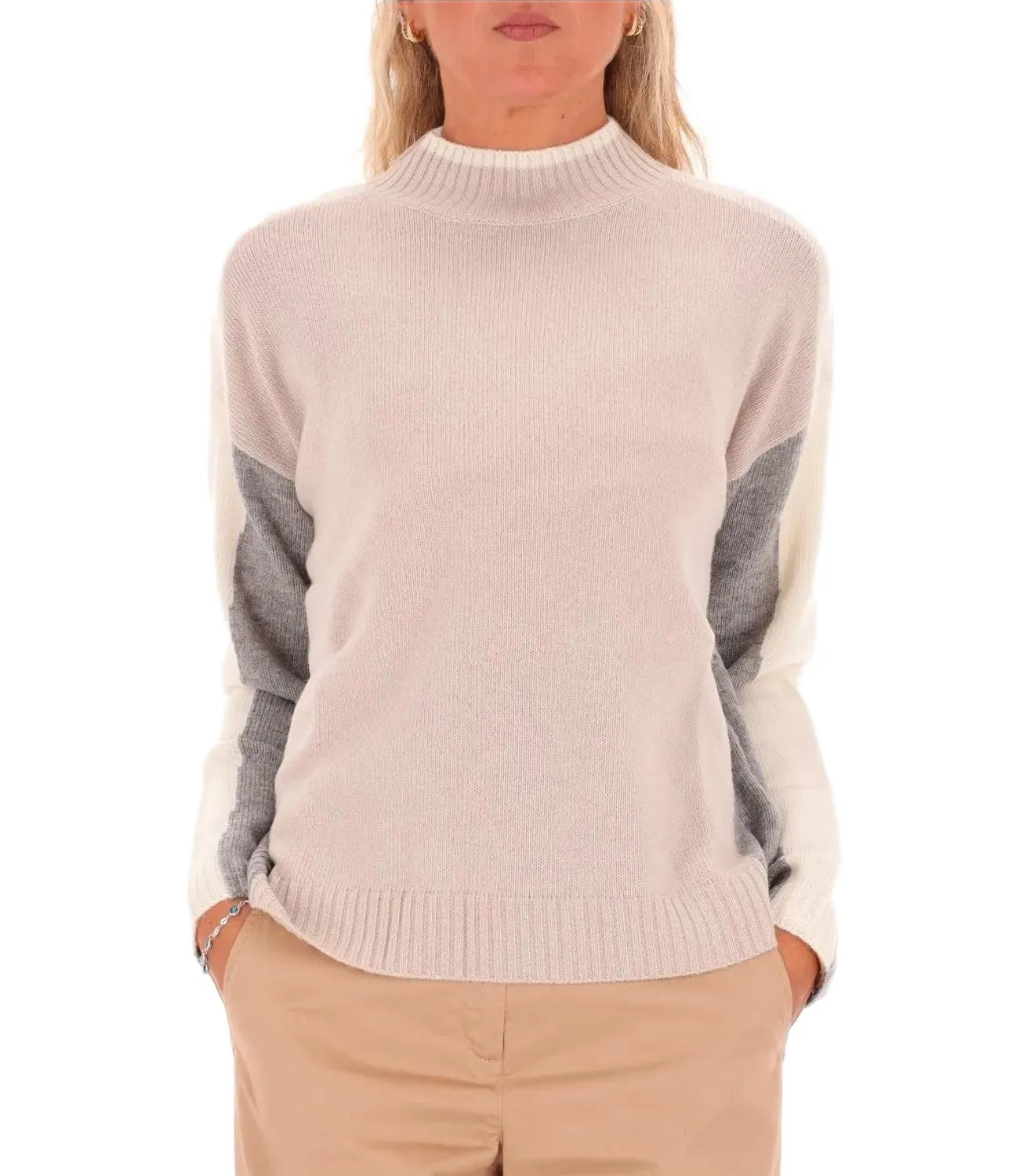 EMME MARELLA Emme Marella maglia ESOPO casha/light grey donna