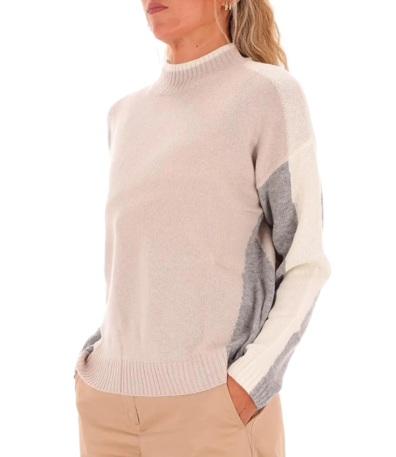 EMME MARELLA Emme Marella maglia ESOPO casha/light grey donna