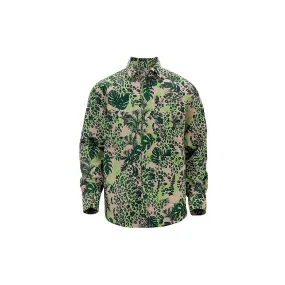 GIUBBOTTO NEW ERA SHIRT L/S/JACKET JUNGLE ALL OVER Lime Green unico