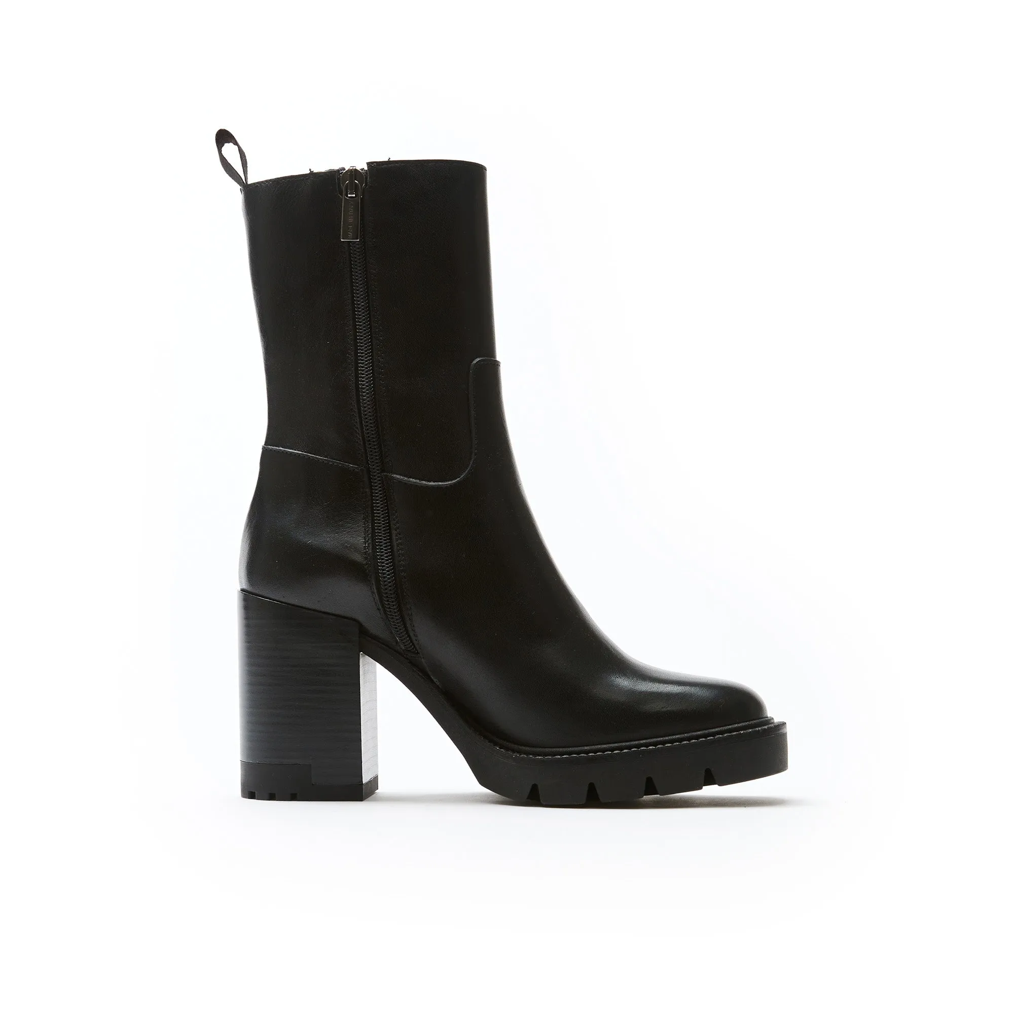 Heeled boot black