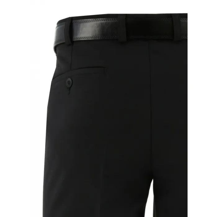 Henk ter Horst Wol Terlenka Stretch Pantalon Black