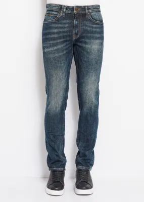 Jeans slim vintage washed