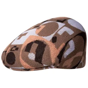 Kangol Gadget 504 Tan Multi - Cappello Multicolore    