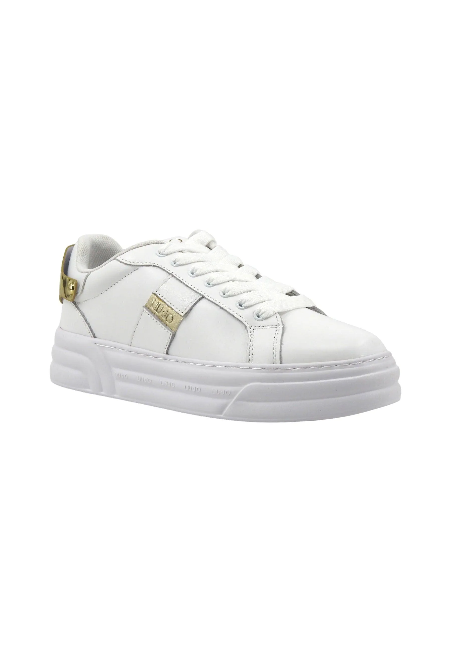 LIU JO Cleo 29 Sneaker Donna White Gold BA4017PX179