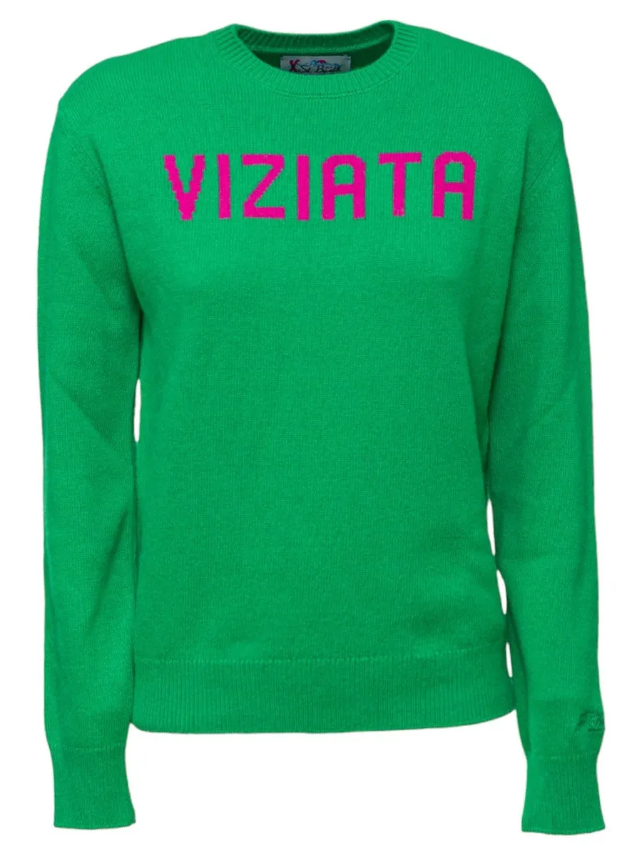 Maglione con scritta Viziata