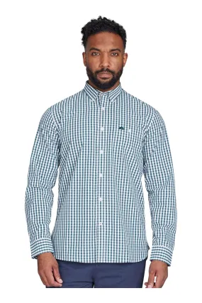 Manica lunga Verde - Camicia classica a quadretti