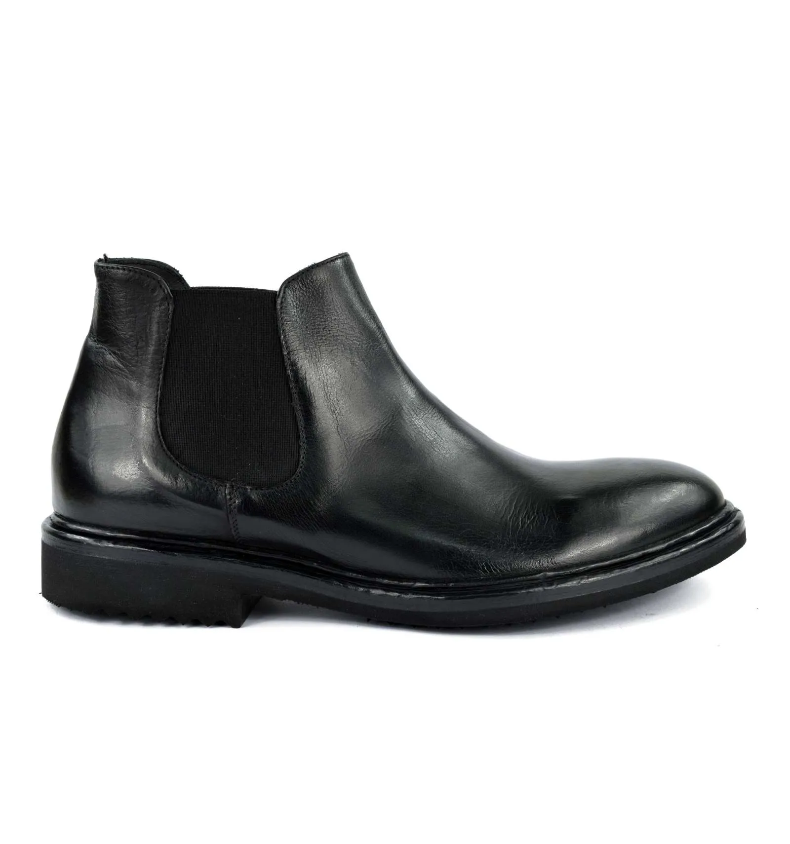 MARECHIARO 1962 uomo scarpa stivaletto chelsea pelle nero 5385 NERO