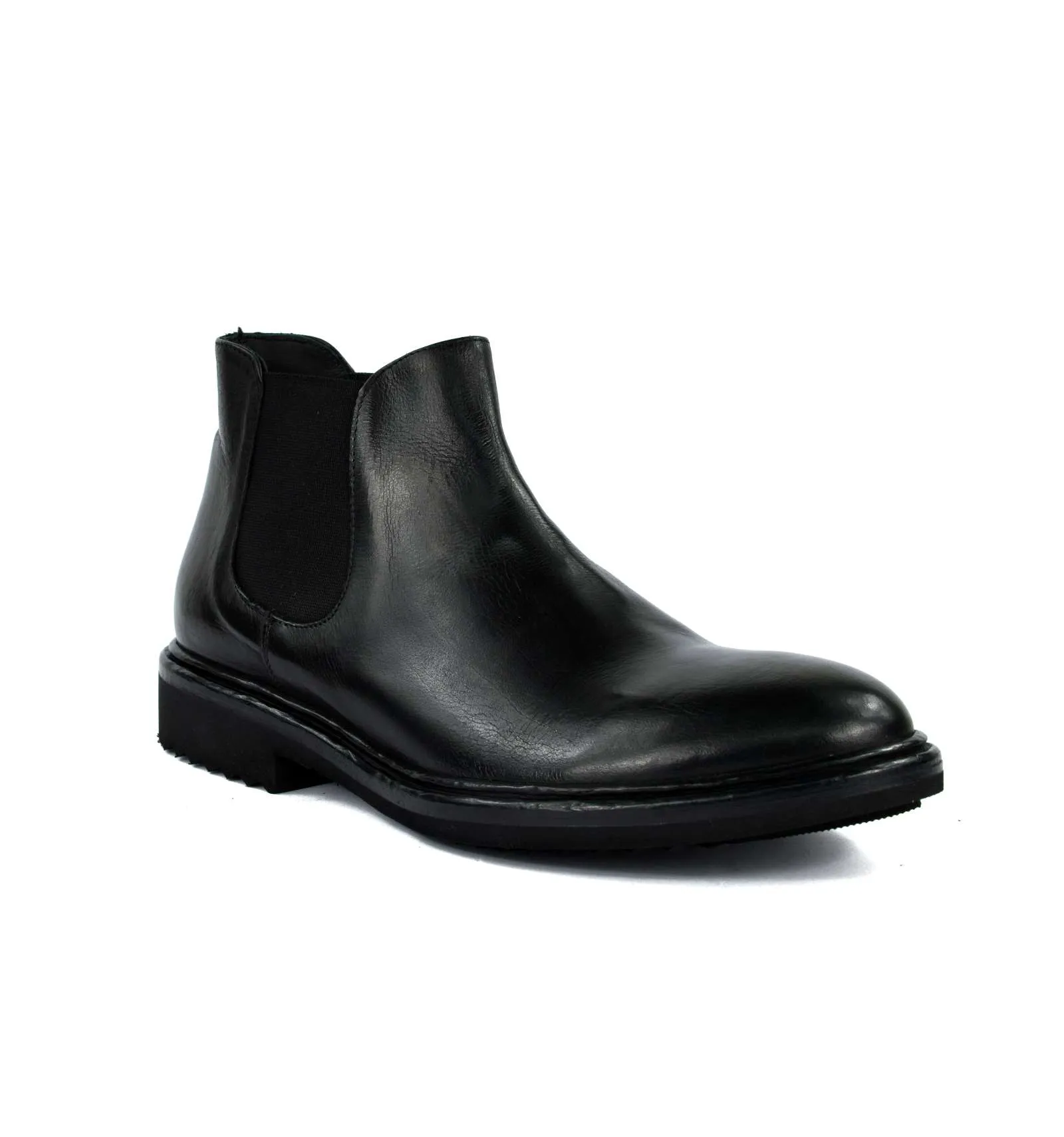 MARECHIARO 1962 uomo scarpa stivaletto chelsea pelle nero 5385 NERO