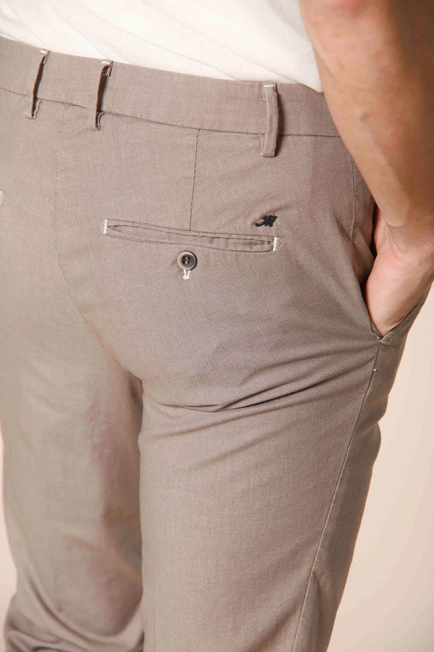 Milano Style pantalon chino homme en coton avec il de perdrix extra slim