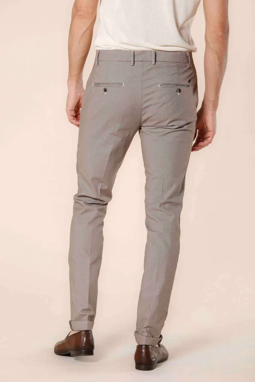 Milano Style pantalon chino homme en coton avec il de perdrix extra slim