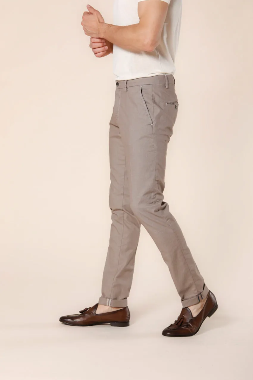 Milano Style pantalon chino homme en coton avec il de perdrix extra slim