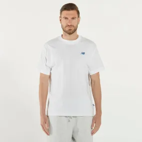 New Balance t-shirt girocollo logo bianca