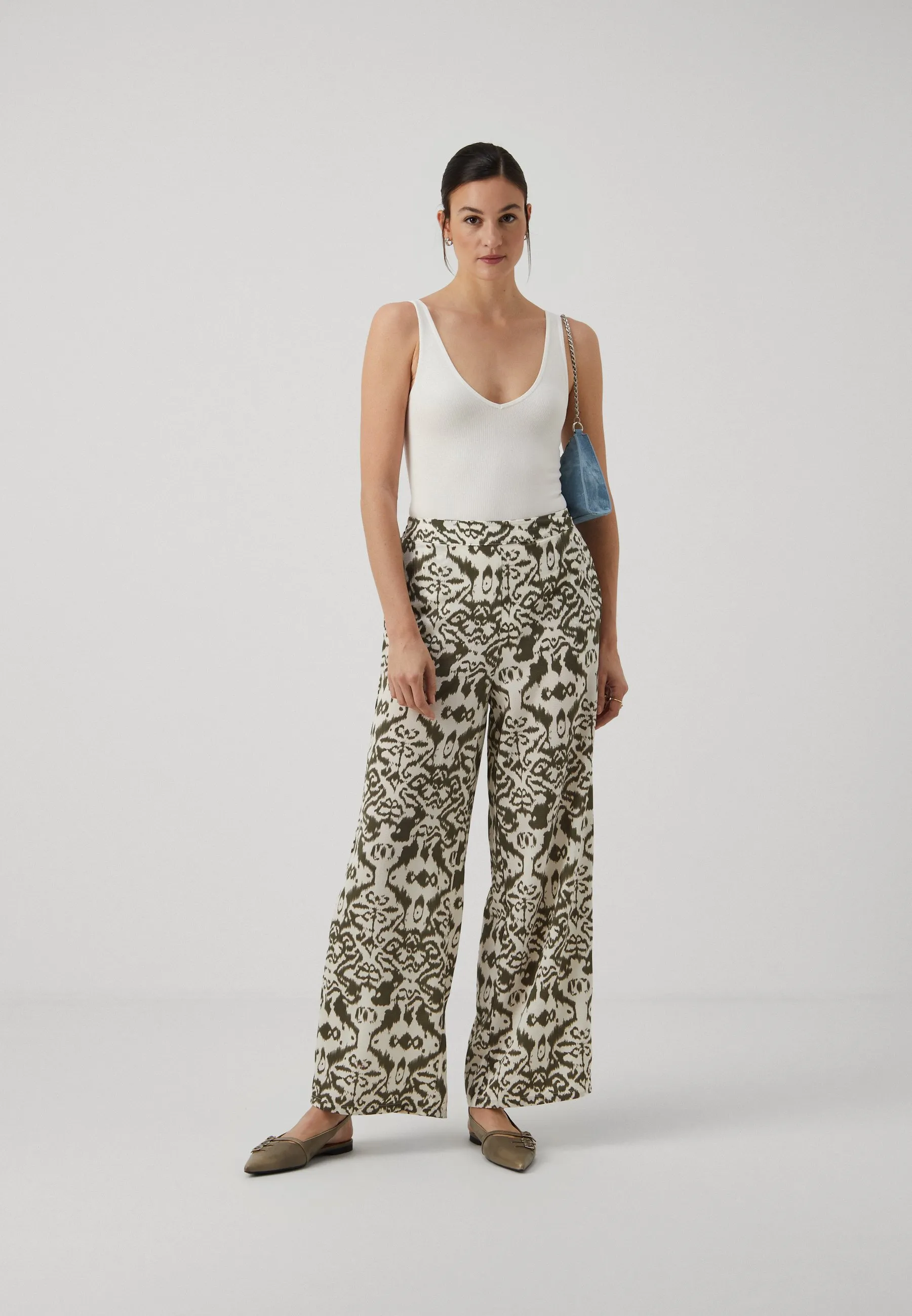 ONLNOVA LIFE LUX TORI WIDE - Pantaloni