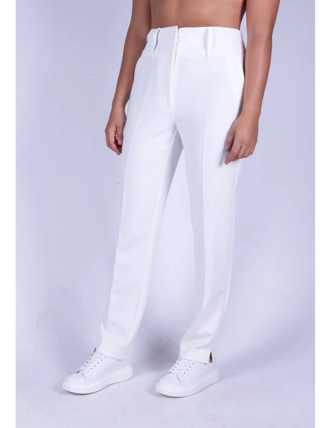 Pantalon blanc femme Shelly Pant Guess