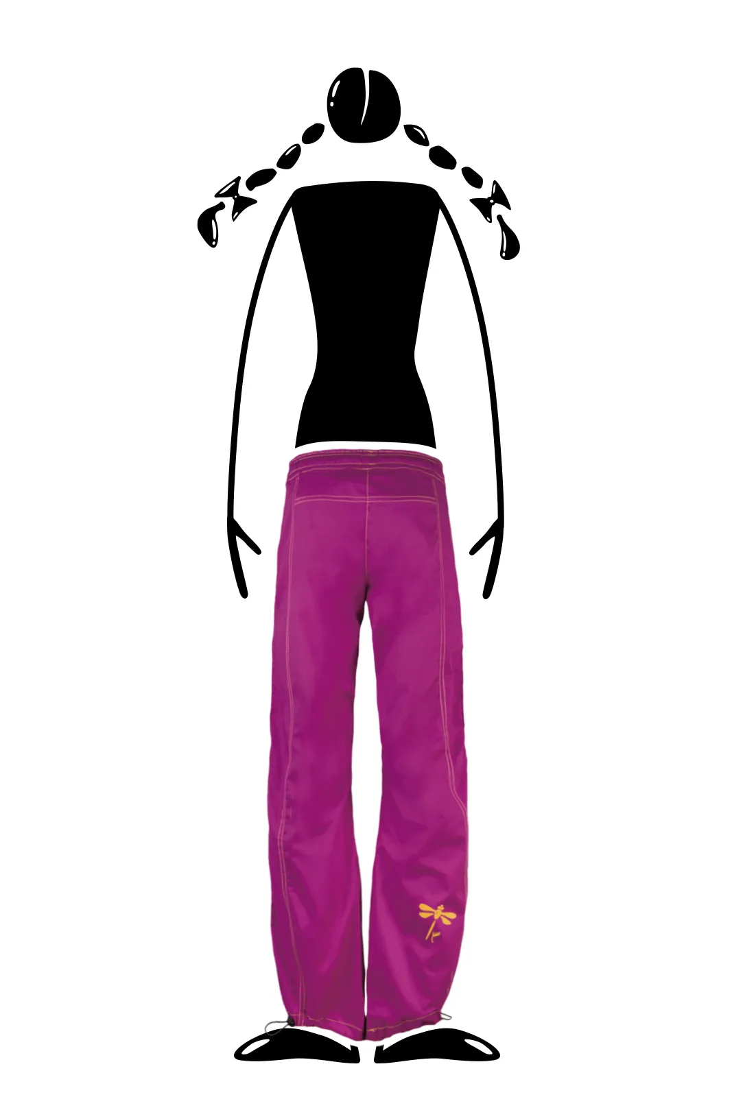 --Pantalon Femme “Lully” VIOLET-