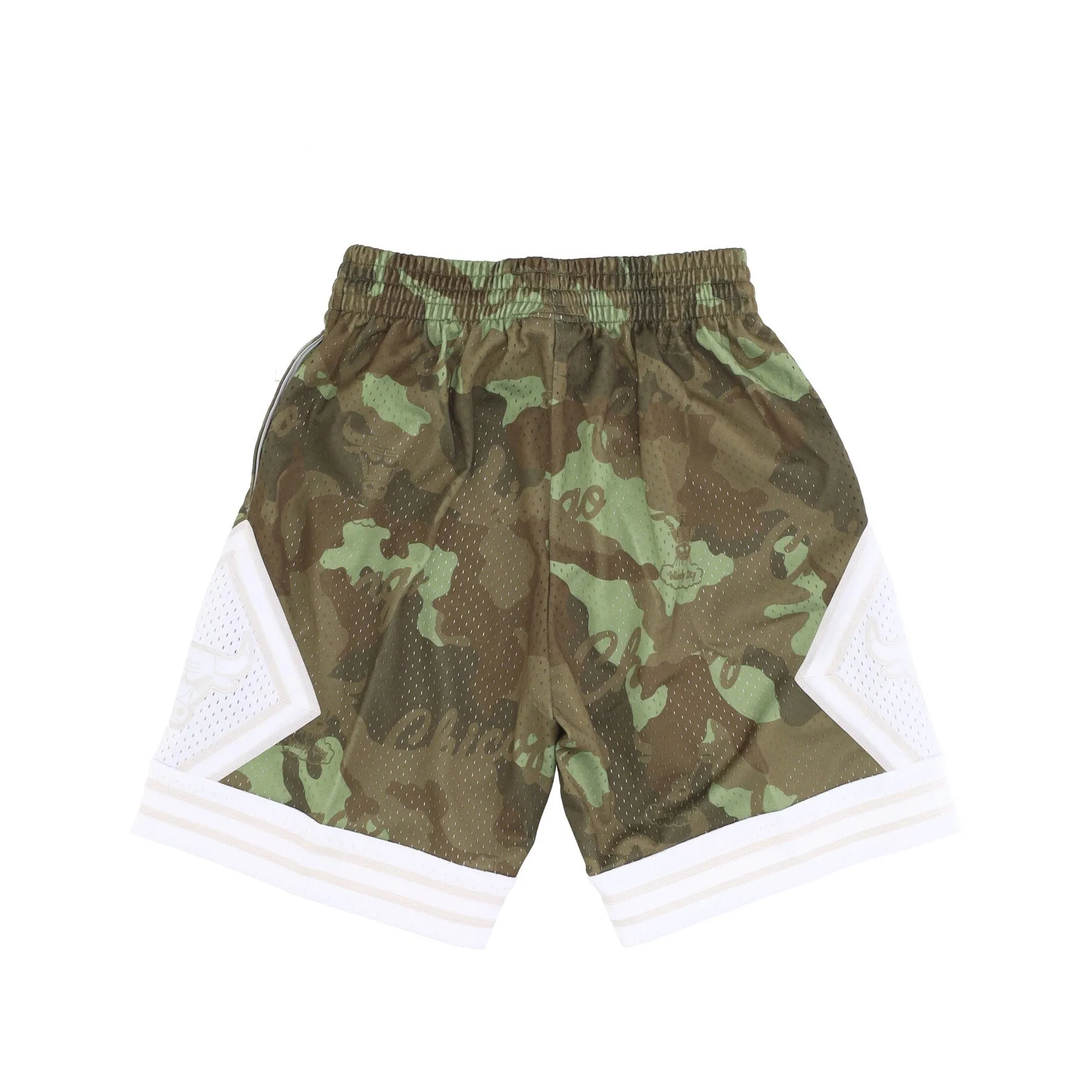 Pantaloncino Basket Uomo Nba Ghost Green Camo Swingman Shorts Hardwood Classics Chibul Camo/green