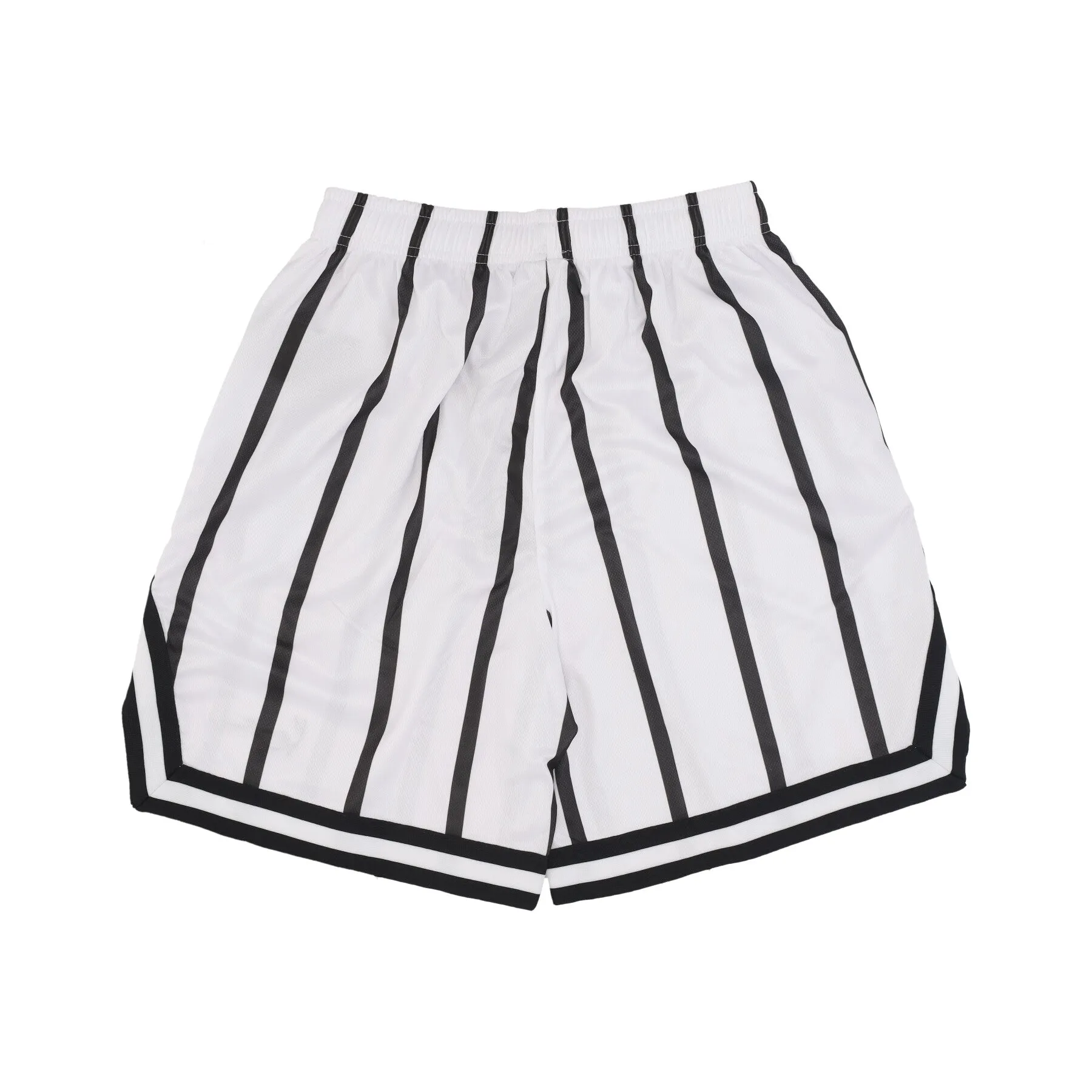 Pantaloncino Tipo Basket Uomo Striped Mesh Shorts White/black