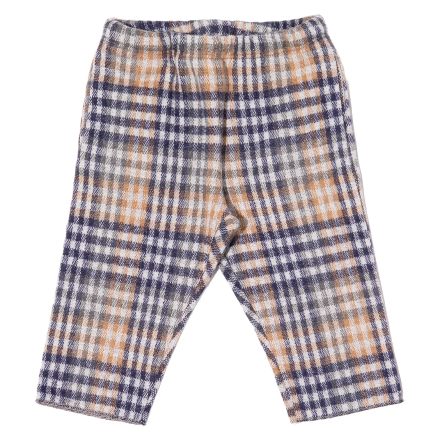 Pantalone a scacchi multicolor per neonati e bambini