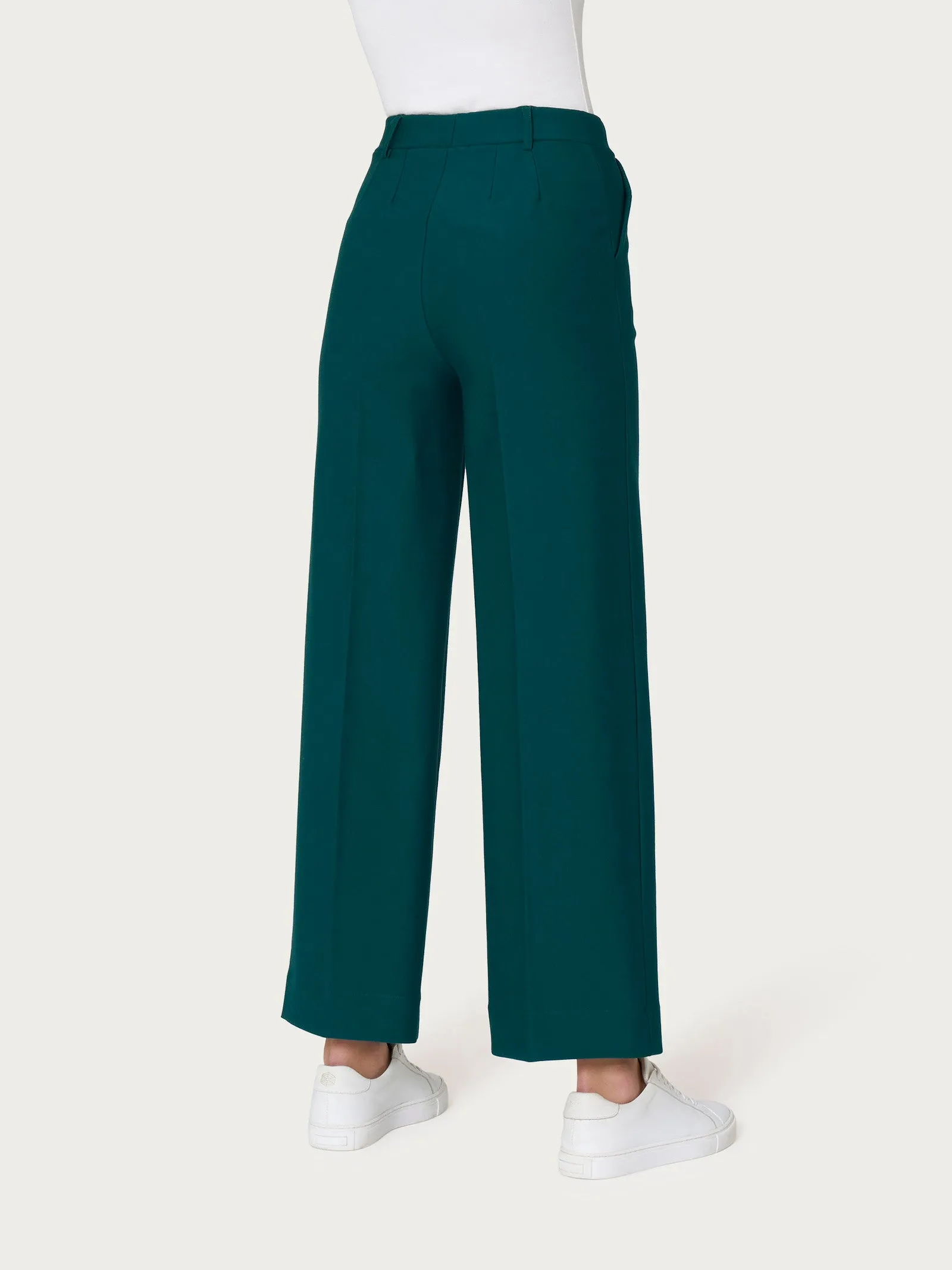 Pantalone ampio alla caviglia in Compact - Rain Forest