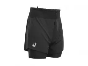 PANTALONE COMPRESSPORT TRAIL 2-IN-1 SHORT - BLACK