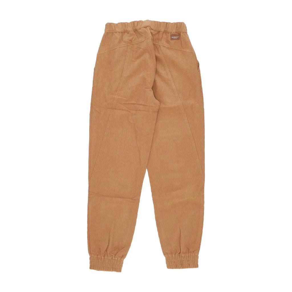 pantalone lungo donna civic cord pant COGNAC