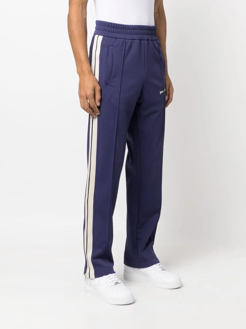 pantalone track blu