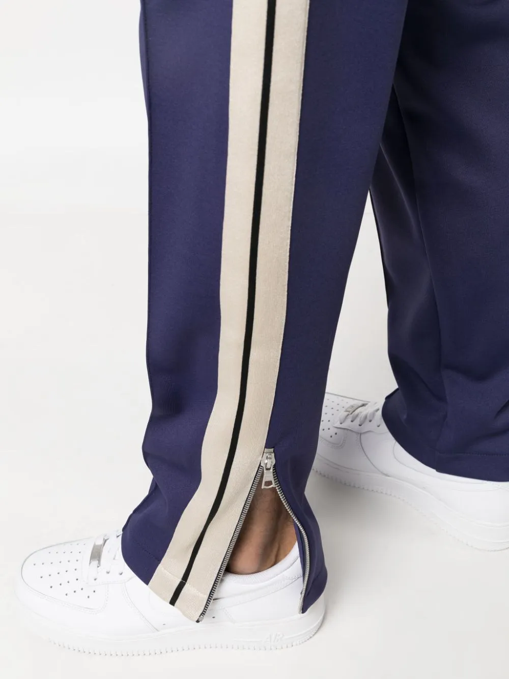 pantalone track blu