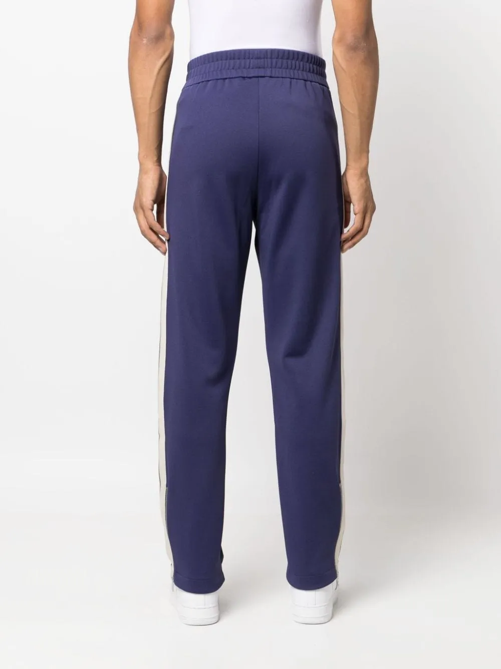 pantalone track blu