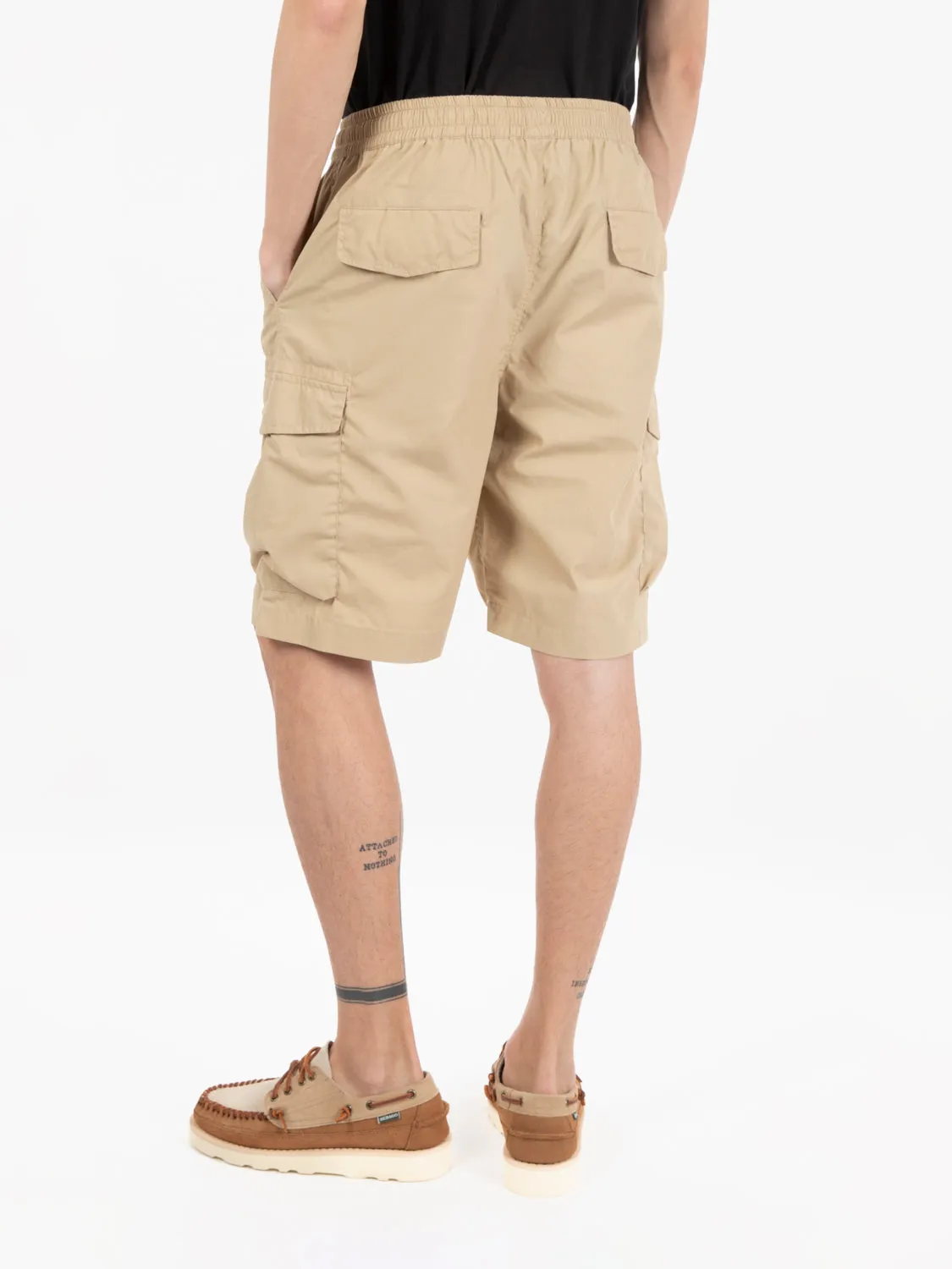 Parachute shorts recycled poly sand