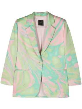 pinko Blazer motivi astratti