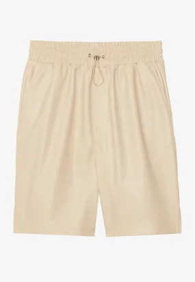 RECYCLED PU SHORTS - Shorts