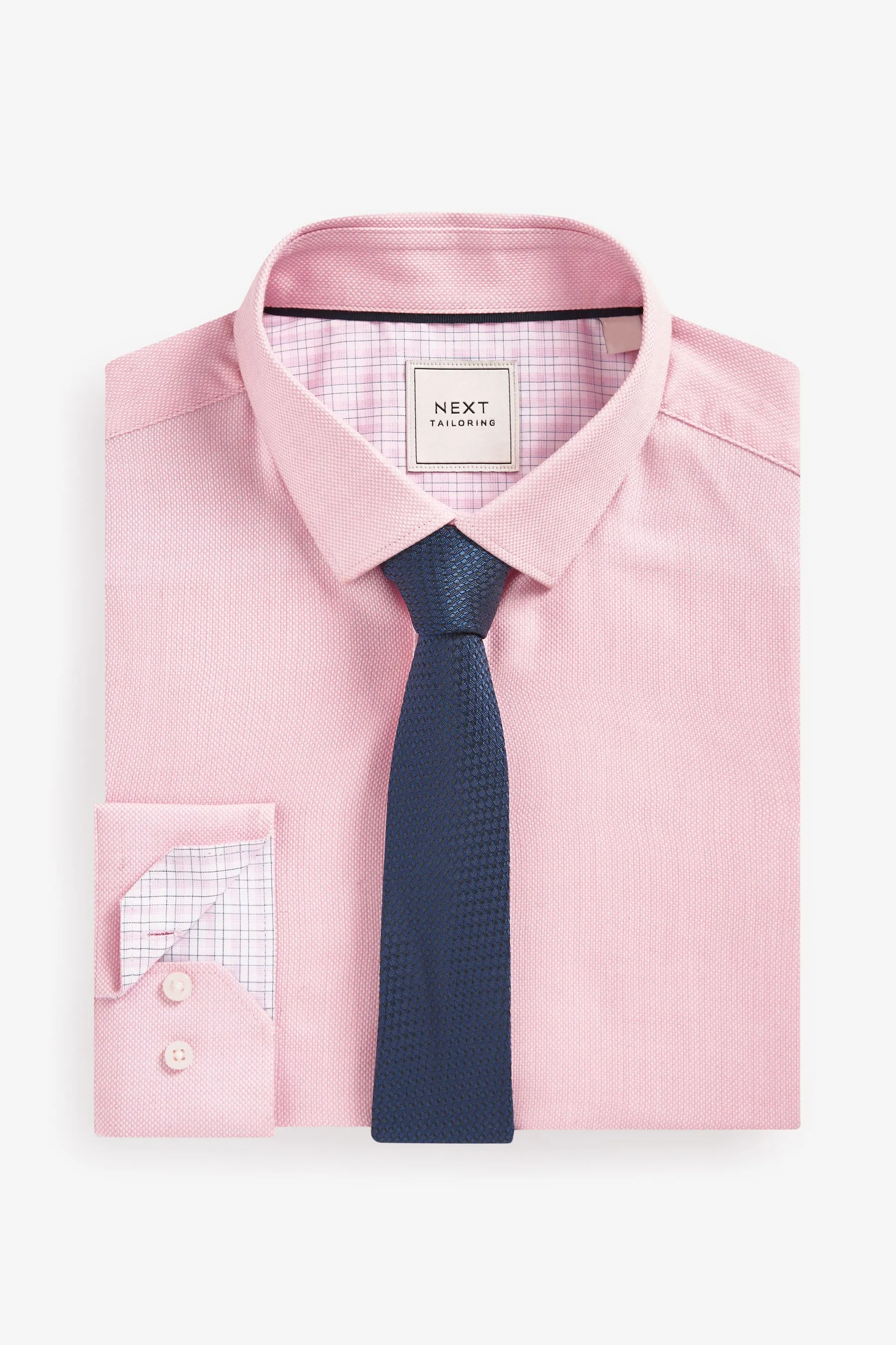 Rosa/blu navy  - Camicia E Cravatta Pack