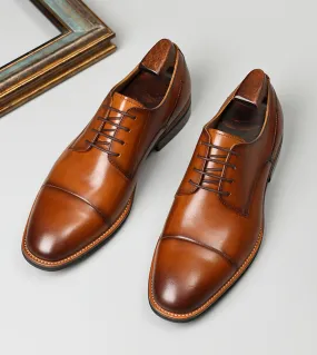 Scarpe eleganti da uomo di tendenza britannica di lusso Scarpe sociali da uomo daffari fatte a mano di qualità in vera pelle di