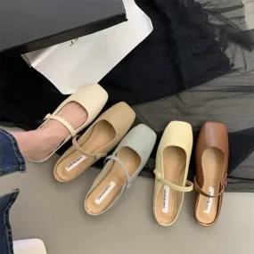 Stile 2024 nuove scarpe da donna estive sandali di grandi dimensioni retrò per donna scarpe piatte casual alla moda per donna