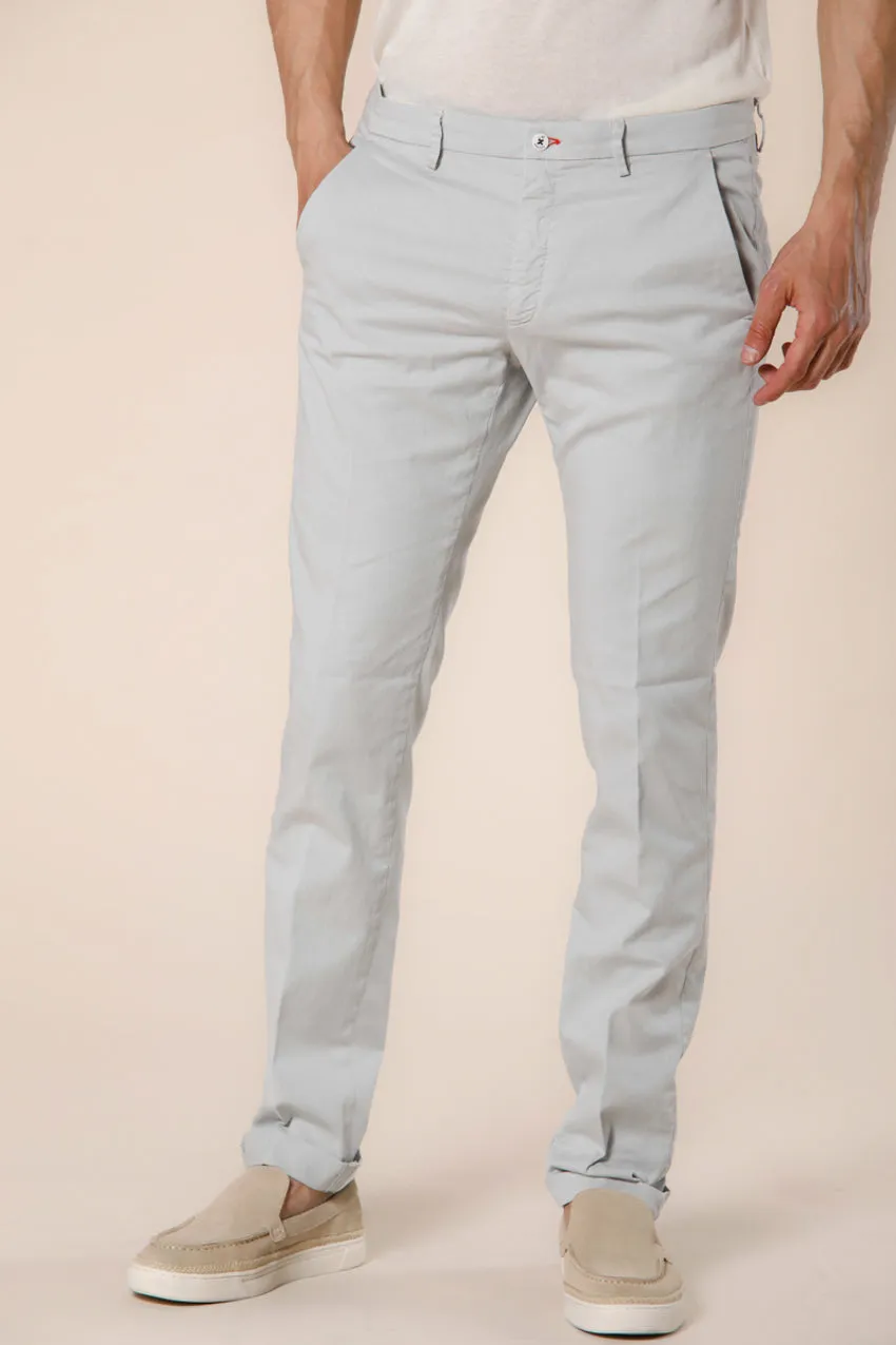 Torino Summer Color pantalon chino homme en coton et tencel slim