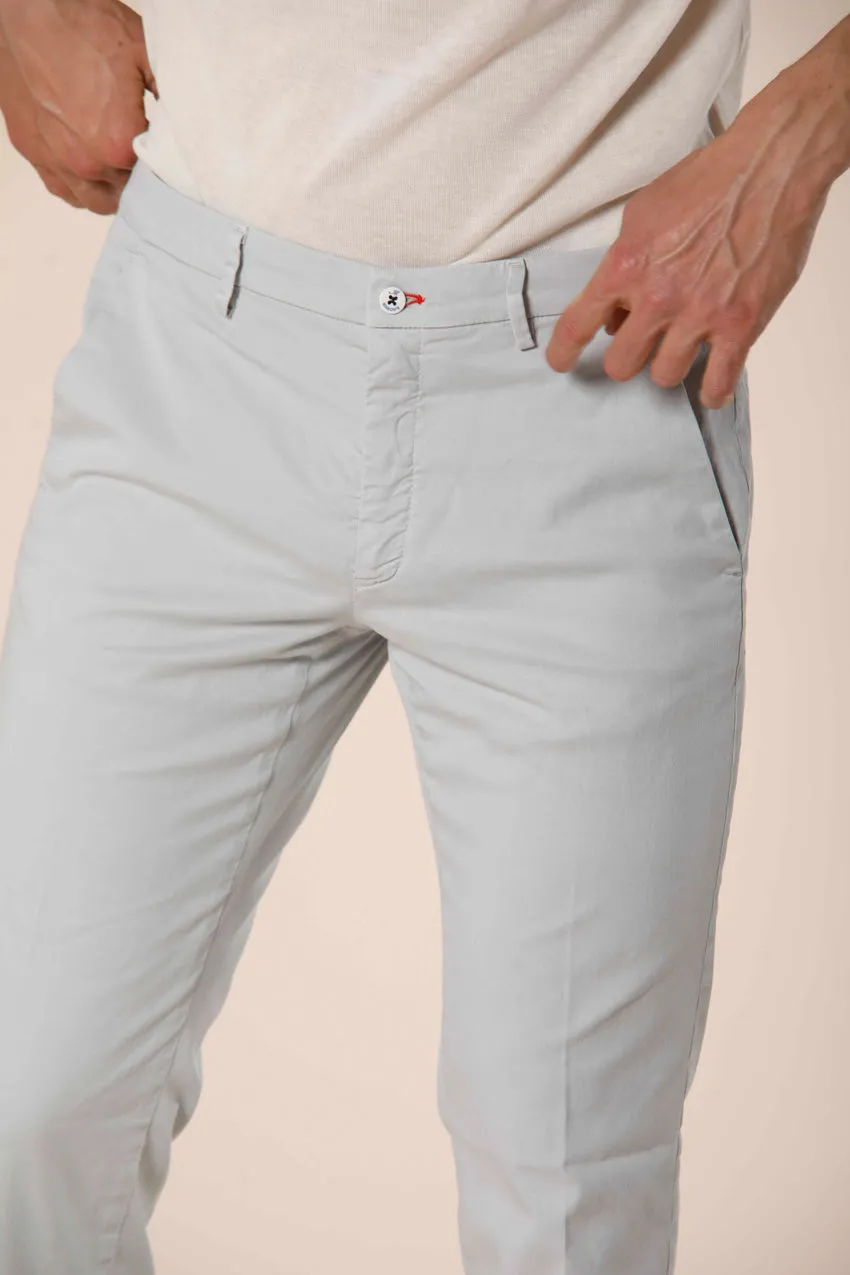 Torino Summer Color pantalon chino homme en coton et tencel slim